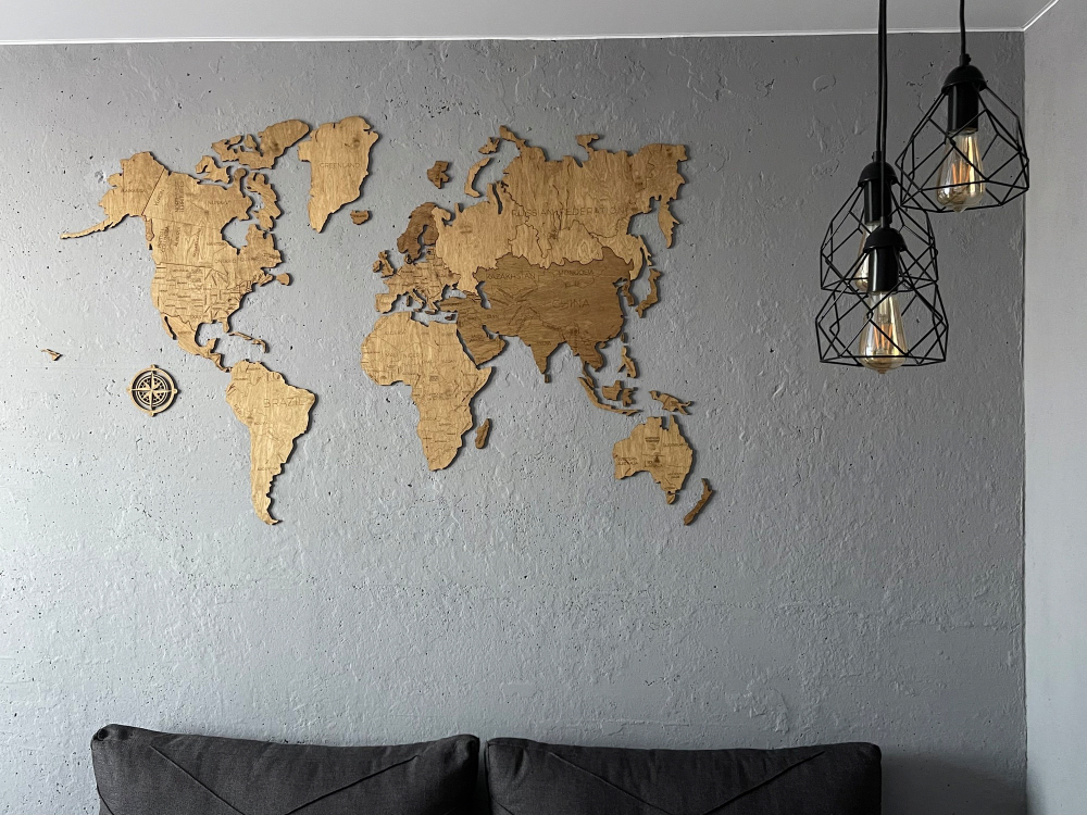 Jak stworzyć spersonalizowaną mapę świata jako dekorację wnętrza?